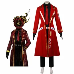 لعبة Limbus Company Dan Te Cosplay Usisex Halen Uniforms Coftume F3MZ#