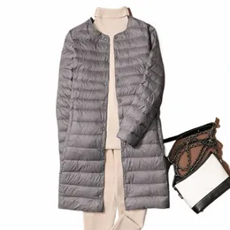 Sedutmo LG Duck Down Jackets 여성 초석 코트 겨울철 슬림 한 블랙 얇은 가을 파파 ED2071 Q4AF#