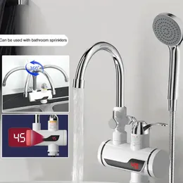 Banyo lavabo muslukları elektrik mutfak su ısıtıcısı anında ısıtma tanksız musluk anında soğuk f s7x6