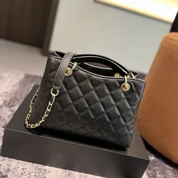 Designer-Tasche, Handtasche, Luxus-Handtasche, Top-Tragetasche, modisches Echtleder, Diamant-Gitterketten, stilvoller Pendelverkehr mit einer einzigen Schulter-Umhängetasche, Damentasche