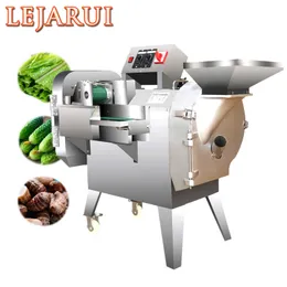 Máquina de corte de vegetais de cabeça dupla Máquina automática de fatiar frutas e vegetais em cubos