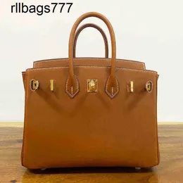 Borsa in pelle Bk Borsa a mano firmata Platino puro cucito 25 Borsa a sella Barenia di alta qualità di lusso 30 Moda