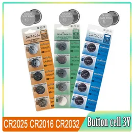新しい3V CR2032 CR2016 CR2025リチウムボタンバッテリーコインセルウォッチバッテリーおもちゃ時計リモコン