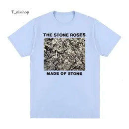メンズTシャツThe Stone Roses VintageTシャツのアルバムカバーは、綿の男性TシャツTシャツレディーストップ179になりたいです