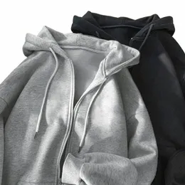 förtjockad fleece dragkedja varma topp kvinnor höst vinter hav öppen skjorta utomhus kappa lös stil polyester fiber d8jr#