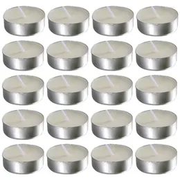 Party Decoration 50pcs Tea Lights Candles White Tealight Small Light Little Tiny Tealights For Wedding