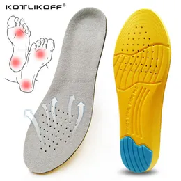 Skoinsatser Pad Soft Sport Insoles Memory Foam Breattable Outdoor Running Silicone Gel Cushion Orthopedic EU 3547 Storlek 240321