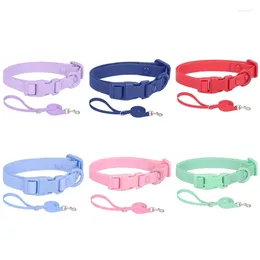 Collari per cani Collare grande impermeabile Macaron Colore regolabile Durevole Addestramento per camminare Accessori per animali domestici Dropship