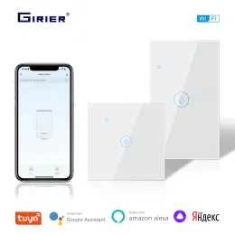 Kontrol Girier Tuya Akıllı Su Isıtıcı Anahtarı 8000W WiFi Kazan Isıtma Anahtarı 40A Akıllı Ev için Alexa Google Home Assistant ile Çalışıyor