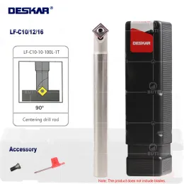 DESKAR 100％オリジナル45度固定ポイント面取り工作機械ホワイトホルダーCNC旋盤カッターSPMX炭化物刃に適しています