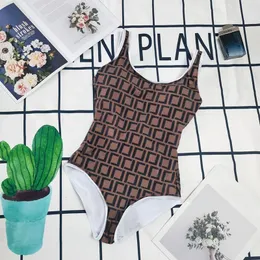 Projektant Swimsuit Kobiety Maillot de Bain Swim Monokini Femme klasyczny plus rozmiar jeden kawałek mody kantarki stroje kąpielowe plaża bez pleców Bikini seksowne puste garnitury kąpielowe