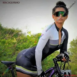 Zestawy wyścigowe Macquinho Triathlon Kobietowe odzież rowerowa