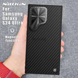 Obudowy telefonu komórkowego Nillkin dla Samsung Galaxy S24 Ultra 5G Case Carboprop Magnec