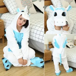 Unicorn honeies Women Pigiamas Set Flannel Cute Animal Stitch Panda Piajamas Women Winter Unicornio Costume Sleepwear.