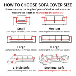 Geometryczne sofy okładki do spandex w salonie Nowoczesne elastyczne sofa slipsovers All-inclusive Couch Couch Cook Cover Protector meble