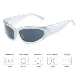 Emosnia New Sports Sunglasses Men Women Grand Design Mirror Luxury Vintage Usisex Sun Glasses Man Cycling Shades UV400