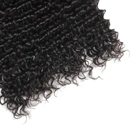 12A Brasilianische Deep Wave Bündel 100% menschliches Haar Remy Hair Bündel natürliche Farbweberei 1/3/4 Bündel Doppelschusshaarerweiterung
