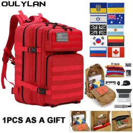 Taschen OULYLAN 30L/45L Multifunktionsrucksack Wasserdicht Militärische Taktische Männer 3P Armee Rucksack Feld Wandern Camping Tasche 900D Taschen