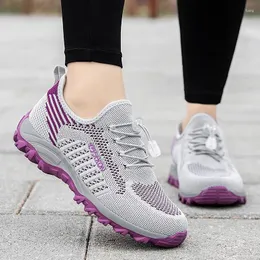 Casual Schuhe Mesh Unisex Vulkanisierte Atmungsaktive Damen Turnschuhe Sommer Wohnungen Faulenzer Paar Leichte Trainer Zapatillas Mujer