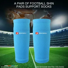 Ishowtienda Men Shin Guard dla dorosłych dzieci chłopców piłka nożna gniazdo Skarpetki stóp chronić gęste rękawy pad goleni#y45