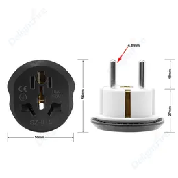 Universal European EU Plug -adapter au uk American US TO EU Travel Adapter Electric Plug Power Charger Sockets Electrical Outlet