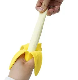 13 cm morbido banana giocattoli spremere antistress novità bambini giocattolo di decompressione squishy banana spremere squish agitarsi giocattolo regalo