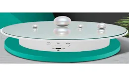 Smart Home Control Threespeed Speed ​​Plate طاولة عرض كهربائية Turntable Turntable Charging Charging Showcase289W4959557