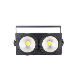 LED COB 2EYES 2x100W Blinder Lighting DMX Стадия Эффект освещения DMX Club Show Night DJ Disco, сценическое освещение