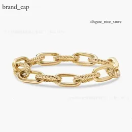 DY DESGINER DAVID YURMA JACHELETS SMYCKE ABRETE Simple and Elegant Popular Woven Twisted Rope Ring David Armband High Quality Fashion Luxury Wedding Present 9563