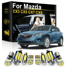 Für Mazda CX3 CX5 CX7 CX9 CX 3 5 7 9 2006-2022 CAR Interior LED LED Light Map Dome Trunk Nummernschildlampe Zubehör Canbus Canbus