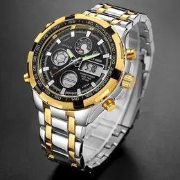 ReloJ hombre goldenhour en iyi marka kuvars erkek izle dijital spor bileği saatler ordu askeri erkek saatleri relogio maskulino293c