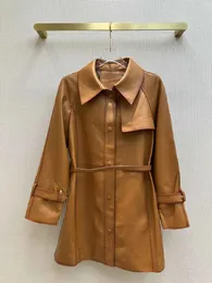Jaquetas femininas casaco de couro moda sentido e textura nítida confortável 0819