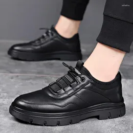 Casual Shoes Men Leather Walking Man Plush Warm Comfortable Footwear Luxury Sneakers Shoe Sports Moccasins