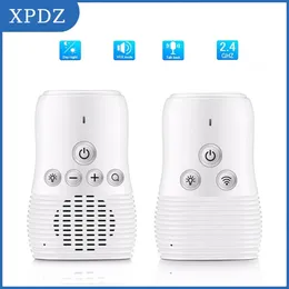 2.4 GHz Wireless Baby Monitor Home Audio Liten Portable Babyphone Monitor Two-Way Audio Function Intercom laddningsbart batteri 240326