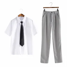 Homens Suit Set JK Japão Estilo Preppy High School Boys Classe Estudantes Marinheiro Uniforme Traje Roupas 5XL j7xd #