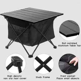 Camp Furniture Tragbarer klappbarer Campingtisch für den Außenbereich, faltbar, ultraleicht, Picknick-Schreibtisch für Reisen, Wandern, Strand, Garten, Grillen