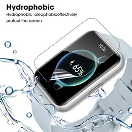 5-1pack para Huawei Watch Fit 2 ES Smartband Soft Hydrogel Protetive Film Capinete Clear Screen Protectors Not Glass