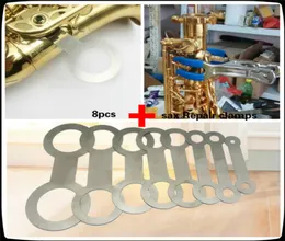 サクソフォンツールサックス木管楽器代理人の木管楽器の修理ツールパッド鉄8pcs with sax RepairClip3824389