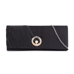 Designer Luxury fashion Diamond Clutch Bags Style Colored Satin Pearl Womens Bag New Wrinkle Handheld Bag Evening Bag