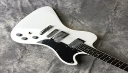 RD Style White Explorer Guitar Electric Flying Fhole Headstock Schaller Suners Block Chrome Hardware858735