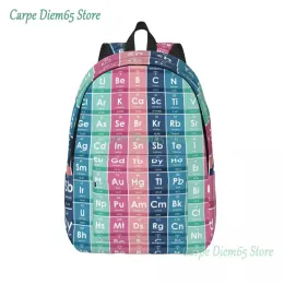 Backpacks Elements Of The Periodic Table Travel Canvas Backpack School Laptop Bookbag Education Student College Student Daypack Bags