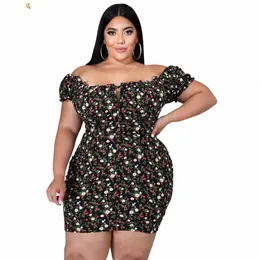 Haoohu Women Odzież Dres Plus Off na ramię klubowa impreza Dr mini seksowne cekiny krótkie rękawie 2023 Autumn Urban M6KR#