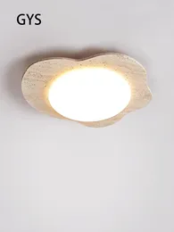 Ceiling Lights Led Lamp Children's Bedroom Light Cute Full Spectrum Eye Protection Room Home Big Lamps Clouds Personalized Art Stone