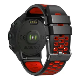 24 -mm -Sport -Silikongurt für Suunto 9 7 D5/Suunto Spartan Sport/Handgelenk HR/Baro Uhren -Band Armband Ersatzzubehör