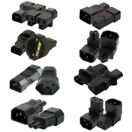 Universelle IEC320 C13 C14 bis C5 C6 C7 C8 C19 C20 C21 Konvertieranschluss UPS PDU männlich an weibliche EU US Power Plug Adapter Sockel