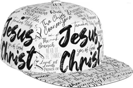 Bollmössor Jesus Kristus Cross Baseball Cap för män Kvinnor Justerbar Trucker Hat Running Sports Handing Beach