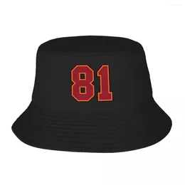 Basker nummer 81 Sports Tampa Eighty-One Jersey Bucket Hat Panama For Kids Bob Hats Fisherman Summer Beach Fishing Unisex Caps