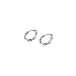 Hoop Huggie Ohrringe 18K Gold Authentisches 925 Sterling Silber Feiner Schmuck Mini Cz Set Wave Circle Hie Ohrknochen Leverback Cg87957395323 Dr Dhhwy