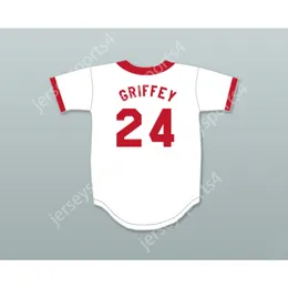 Ken Griffey Jr 24 Springfield Nuclear Power Plant Softball Team Baseball Baseball Jersey zszyta top