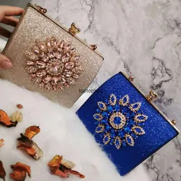 Designer Luxury fashion Diamond Clutch Bags New Womens Handbag Flash Material Water Diamond Box Bag